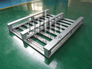 上海洛赫希食品雙向輕鋼托盤,雙向進叉噴塑卡板-食品雙向輕鋼棧板 按需定制 食品雙向輕鋼托盤-雙向進叉噴塑卡板